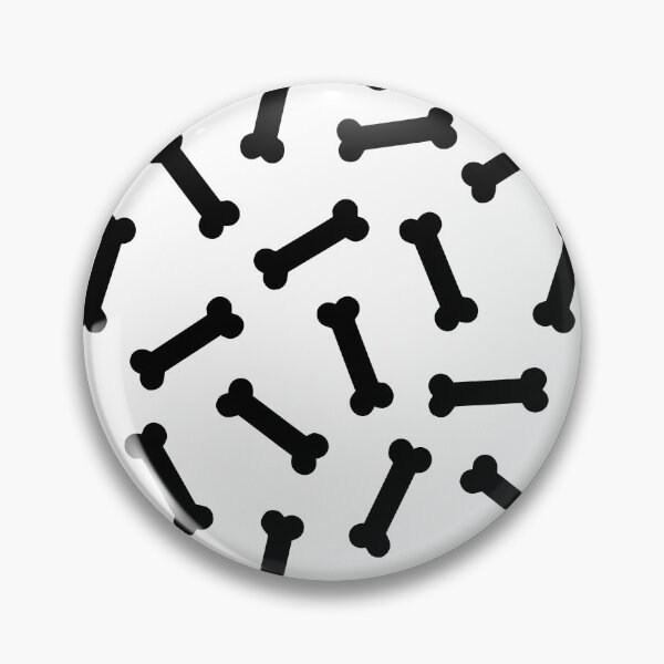 Item preview, Spooky Black Bones Pattern on White designed and sold by evannave.