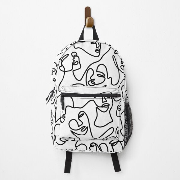 Item preview, Abstract line art faces - Modern art designed and sold by One Line Aesthetics ♡.
