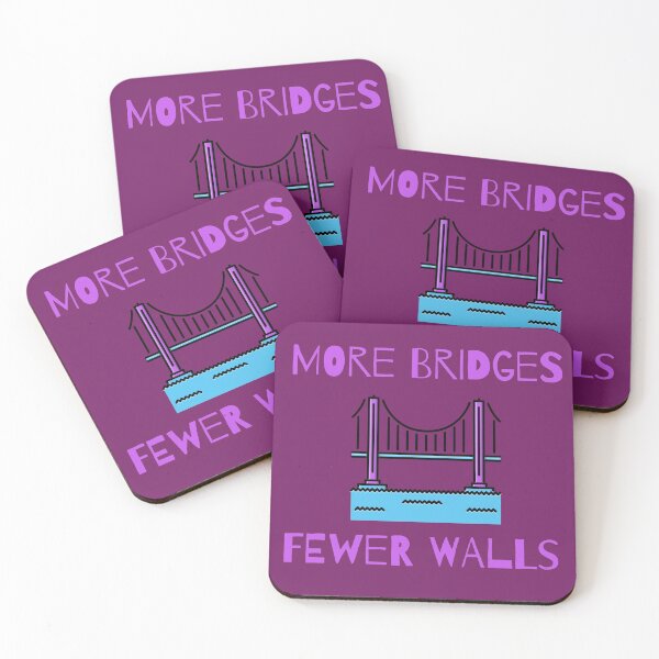 Item preview, MORE BRIDGES FEWER WALLS designed and sold by CoopClothing.