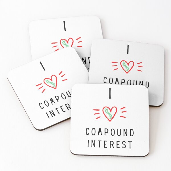 Item preview, I love (cash) compound interest designed and sold by FourNuns.