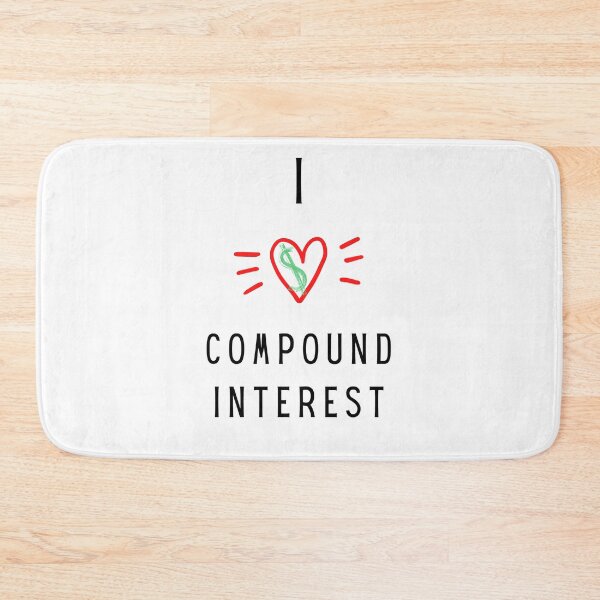 Item preview, I love (cash) compound interest designed and sold by FourNuns.