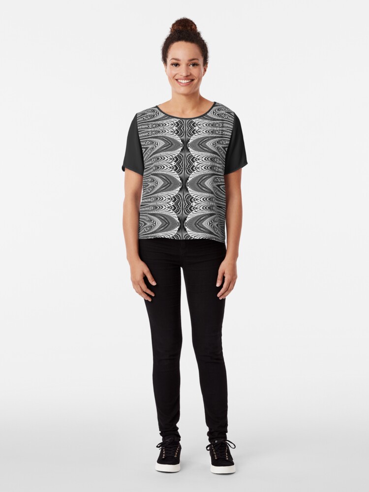 Alternate view of LaFara Caesarian III Chiffon Top