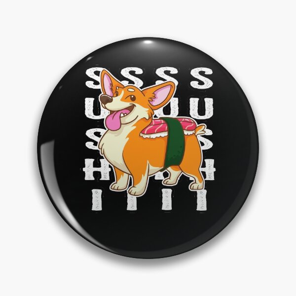 Item preview, Happy Corgi Nigiri Sushi & Dog Lover   designed and sold by BornDesign.