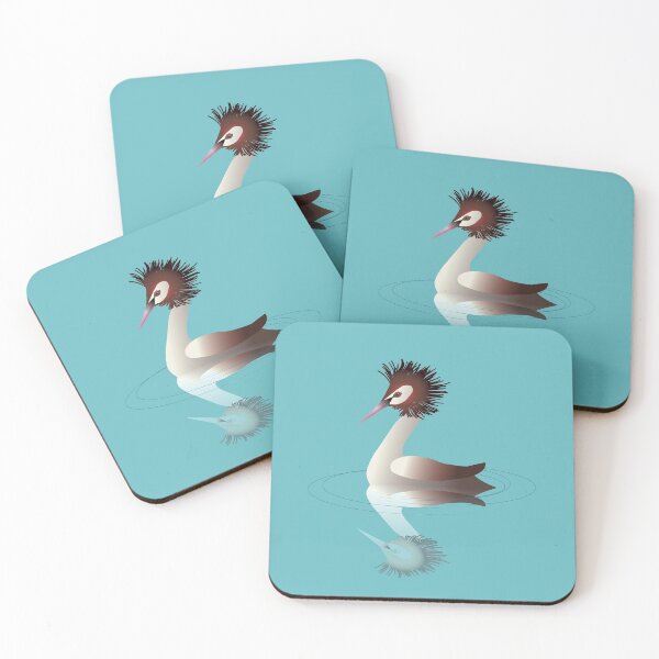 Item preview, Great crested grebe designed and sold by Bwiselizzy.