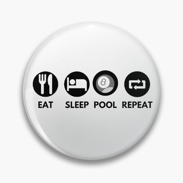Item preview,  Eat Sleep Pool Repeat designed and sold by Cc8266.