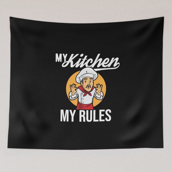 Item preview, My kitchen my rules - cooking designed and sold by Cutebutfunny.