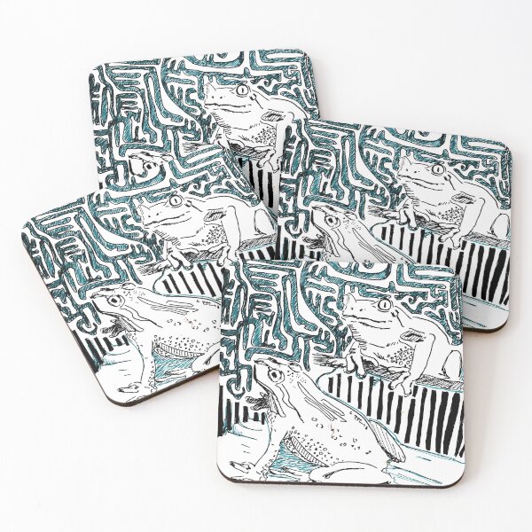Item preview, frogs designed and sold by Julia Lobosco.