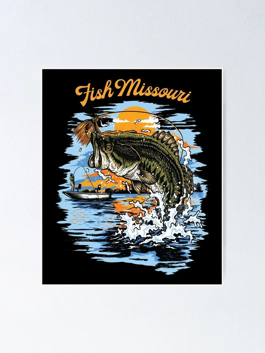 Let'S Try Bass Fishing Fishon Next Poster | eBay