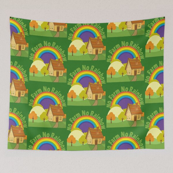 Item preview, No Farm, No Rainbow  designed and sold by blueocan.