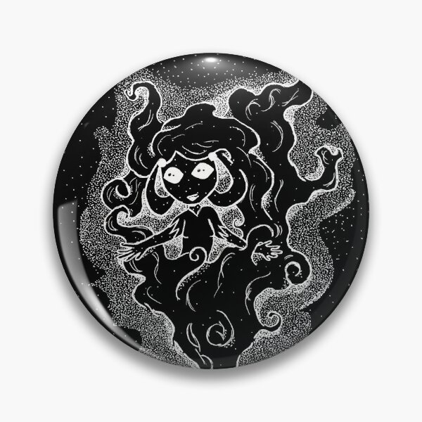 Item preview, Fantasy Wisp Nymph (white ink) designed and sold by MenagerieMayhem.