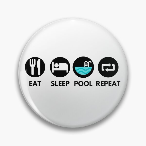 Item preview, Eat Sleep Swim Repeat designed and sold by Cc8266.