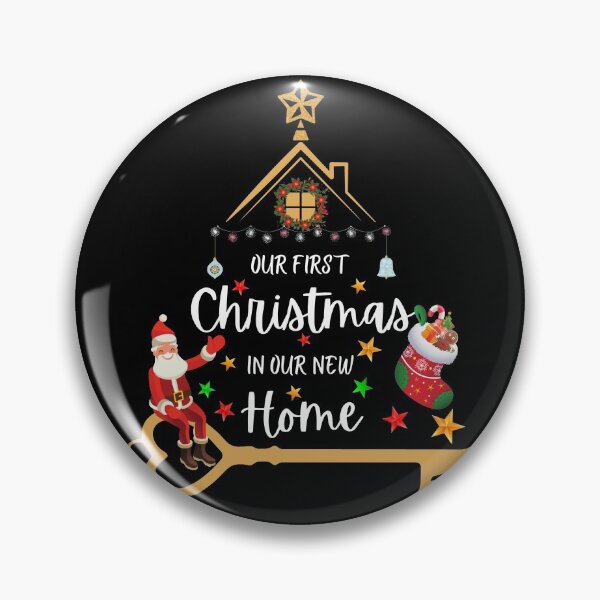 Item preview, Our First Christmas in Our New Home  designed and sold by InkItStudio.