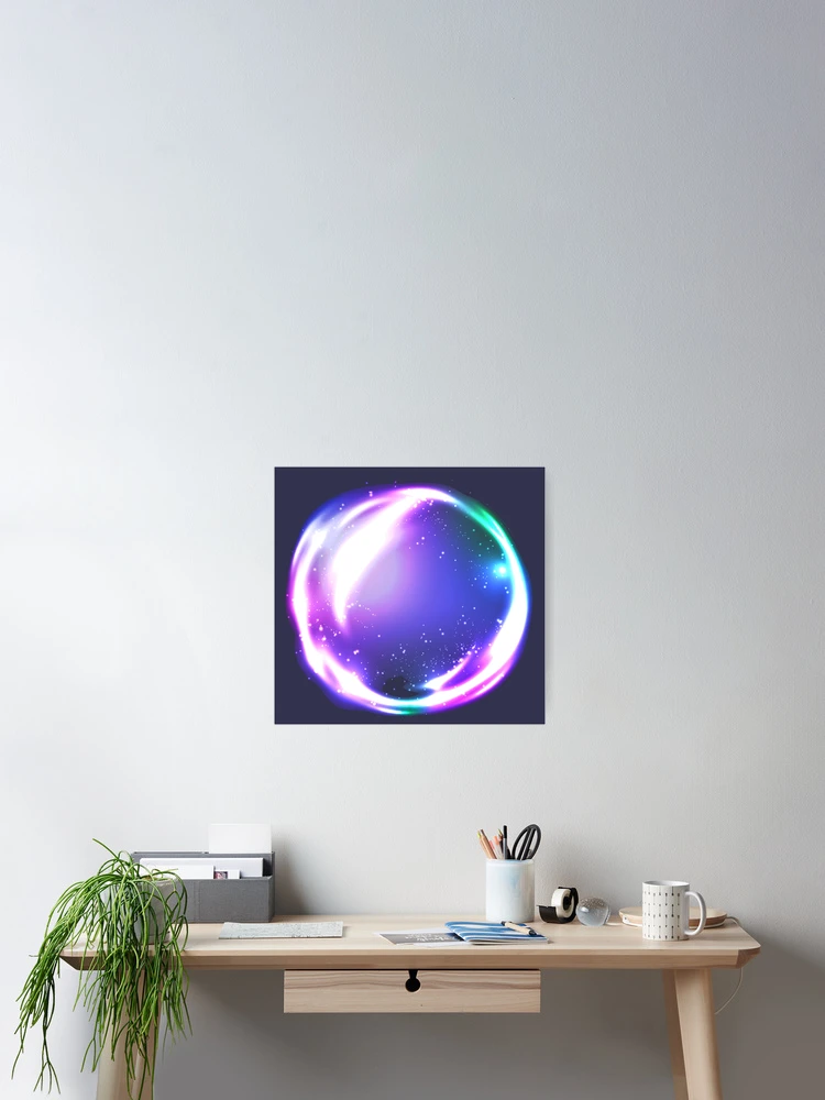 Thumbnail 2 of 3, Poster, Colorful lightbubble designed and sold by CreativeWorld96.
