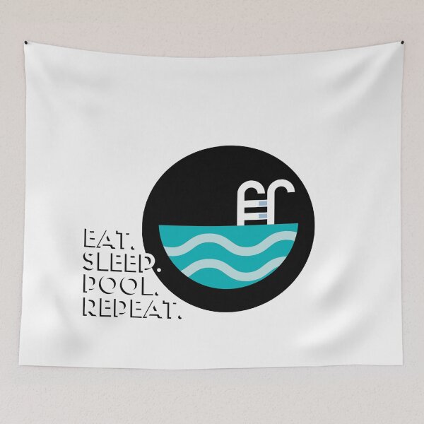 Item preview, Eat Sleep Swim Repeat designed and sold by Cc8266.
