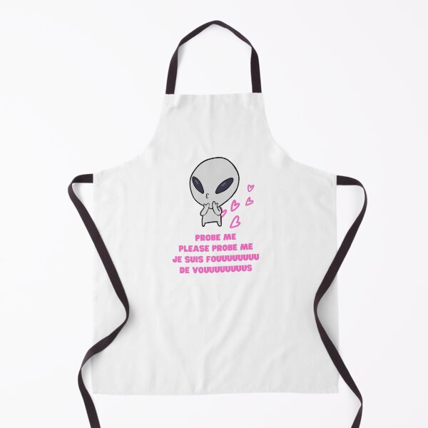 Item preview, Aliens Probe Me Please Probe Me Funny Alien Gift Pink French Text Song Love Me Please Love Me designed and sold by Nathalie Aynié.