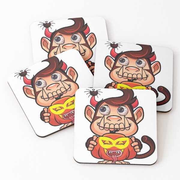 Item preview, Monkey Happy Halloween Shirt designed and sold by therdsak thongdonkhan.