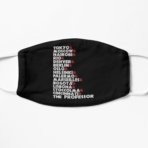 Nom de la casa de papel Masque sans plis