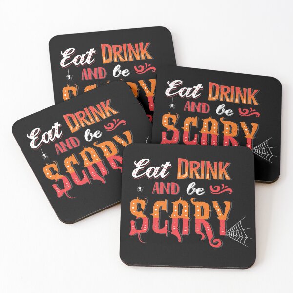 Item preview, Eat Drink And Be Scary Funny designed and sold by Tatt-Hooligans.