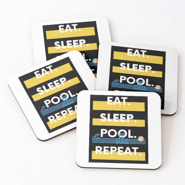 Item preview, Eat Sleep Swim Repeat designed and sold by Cc8266.