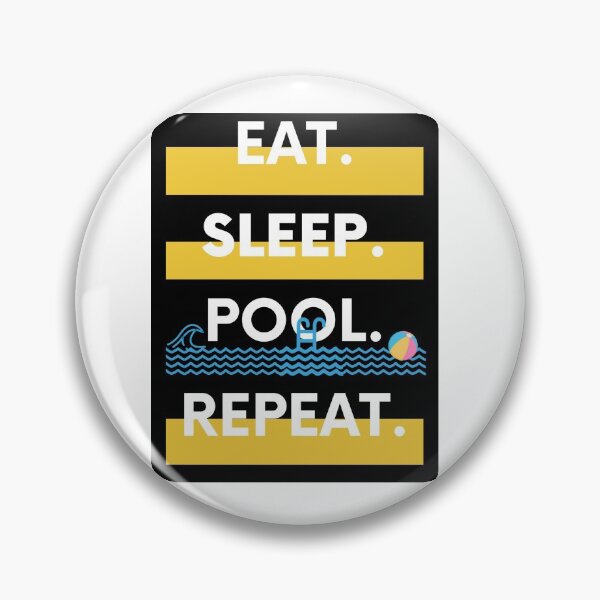 Item preview, Eat Sleep Swim Repeat designed and sold by Cc8266.
