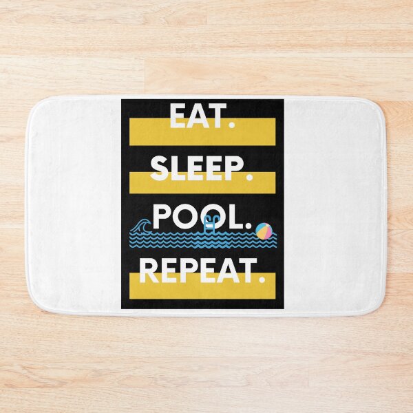 Item preview, Eat Sleep Swim Repeat designed and sold by Cc8266.