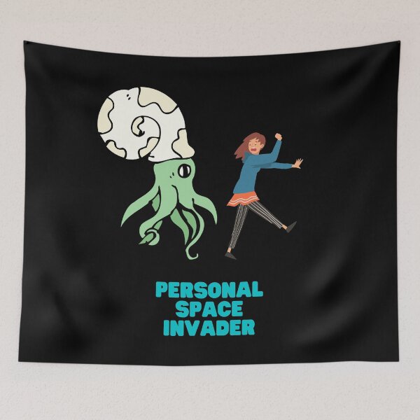 Item preview, Aliens Personal Space Invasion designed and sold by Nathalie Aynié.