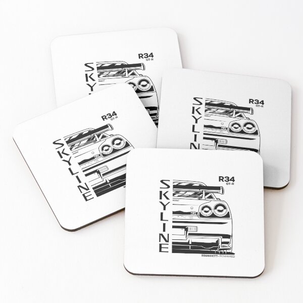 Item preview, Nissan Skyline R34 GT-R silhouette designed and sold by -GrandeArt-.