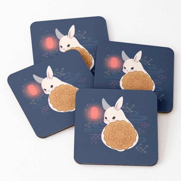 Item preview, Mooncake bunny designed and sold by NomnomPotato.
