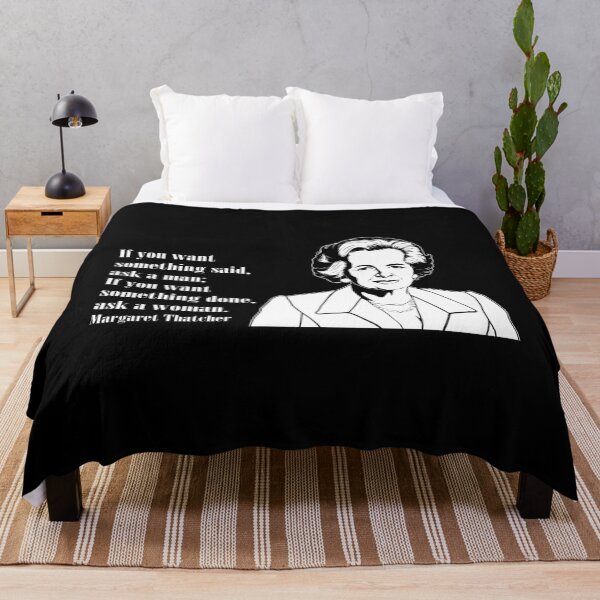 Item preview, Ask A Woman Famous Politician Quote Margaret Thatcher design designed and sold by jakehughes2015.