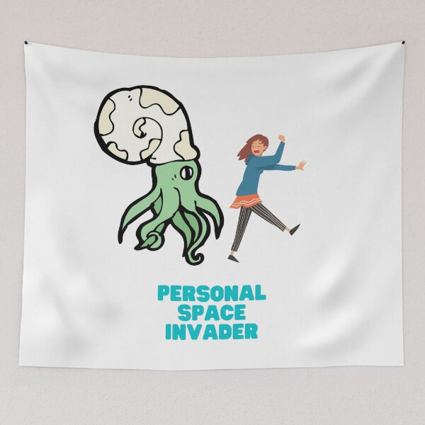 Item preview, Aliens Personal Space Invasion designed and sold by Nathalie Aynié.