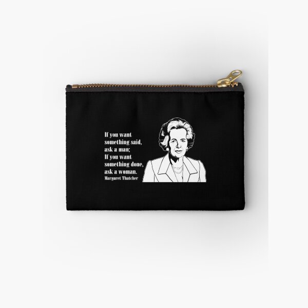Item preview, Ask A Woman Famous Politician Quote Margaret Thatcher design designed and sold by jakehughes2015.