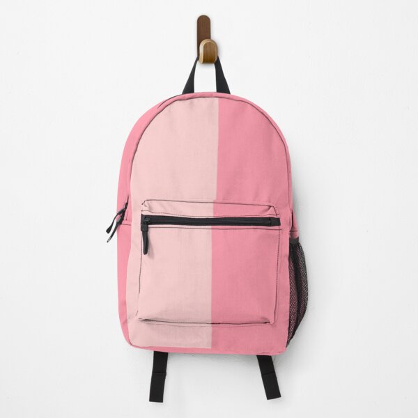 Item preview, Vertically Split two Layers Pink Salmon Pink #FF96A7 and Light Red #FFCECE Solid Color designed and sold by halmarho.