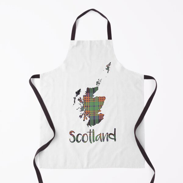 Item preview, Scotland Halloween Tartan Map Typography Design designed and sold by MacPean.
