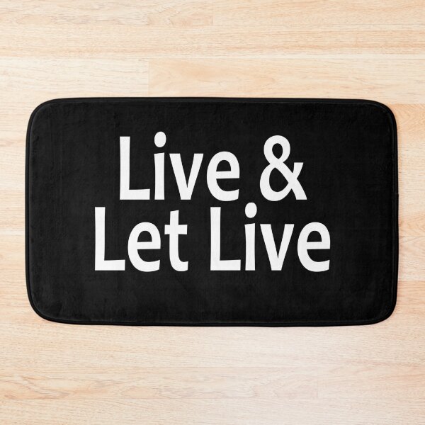 Item preview, Live and Let Live  - AA Saying designed and sold by notstuff.