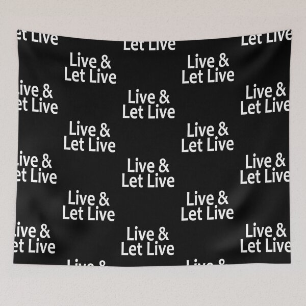 Item preview, Live and Let Live  - AA Saying designed and sold by notstuff.