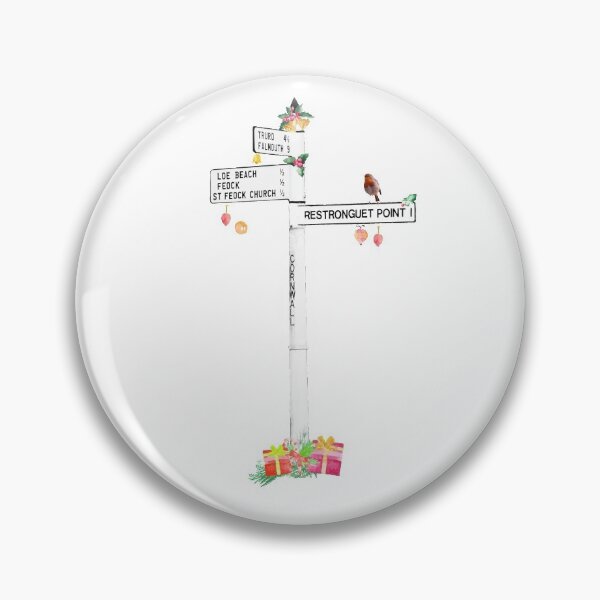 Item preview, Feock Signpost at Christmas designed and sold by Terri Waters Photography & Design.