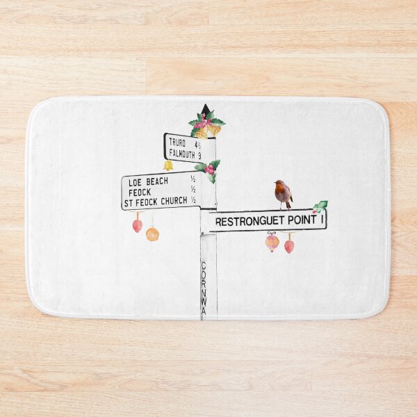 Item preview, Feock Signpost at Christmas designed and sold by Terri Waters Photography & Design.