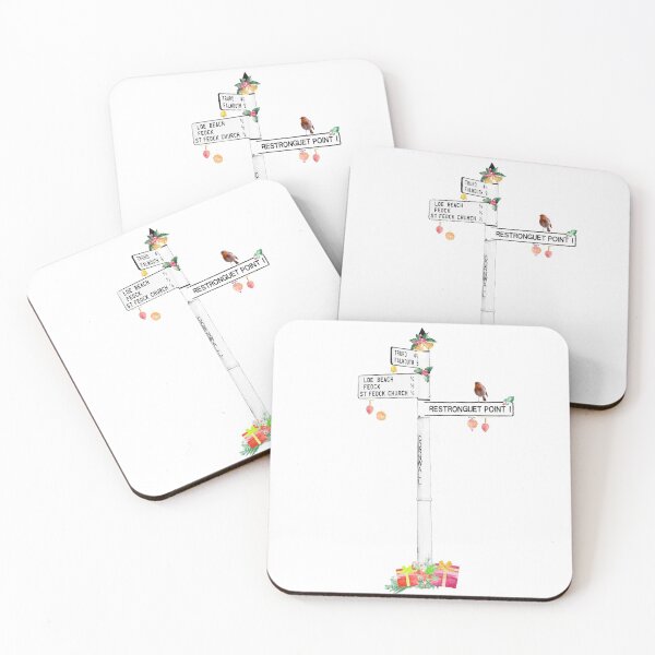 Item preview, Feock Signpost at Christmas designed and sold by Terri Waters Photography & Design.