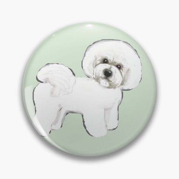 Item preview, Bichon Frise dogs on mint designed and sold by MagentaRose.