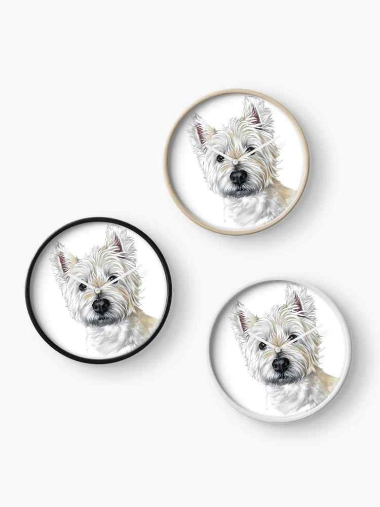 Thumbnail 3 of 4, Clock, 0437 designed and sold by RozThompsonArt.