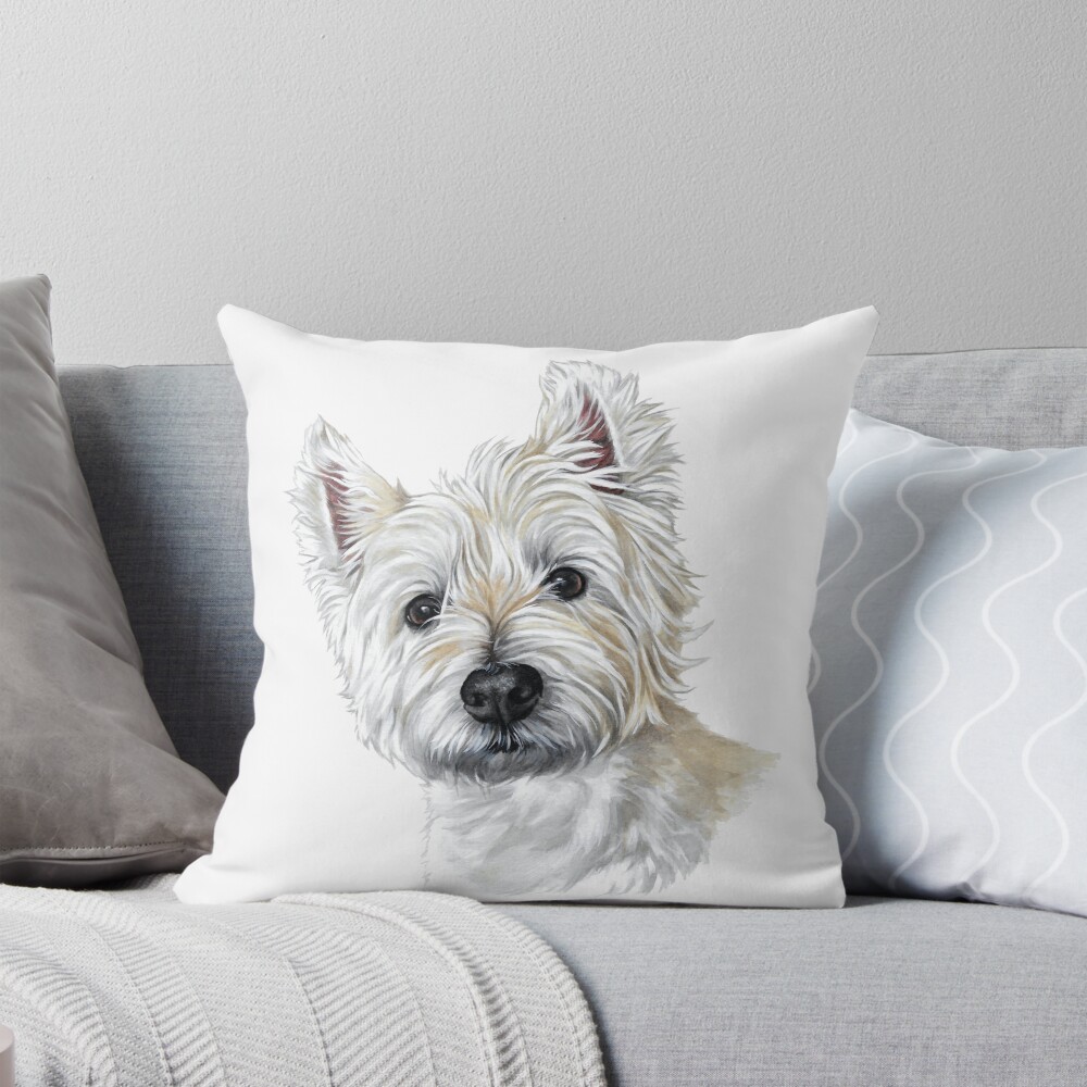 Item preview, Throw Pillow designed and sold by RozThompsonArt.