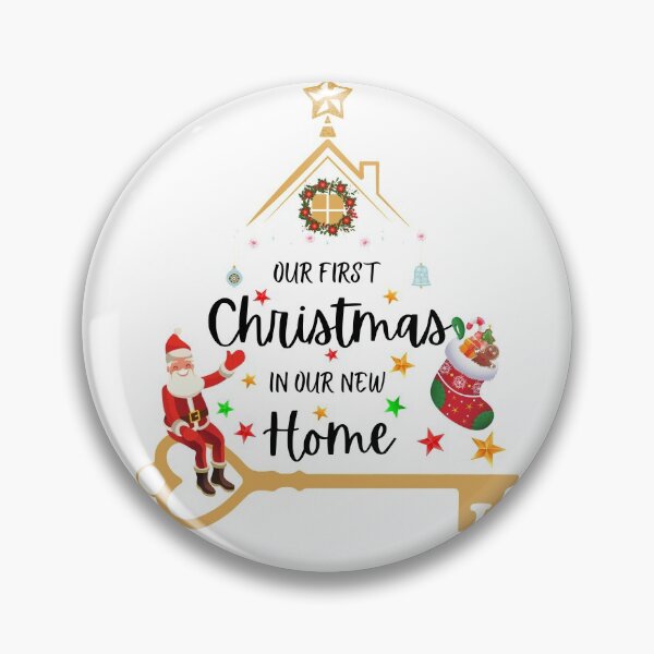 Item preview, Our First Christmas in Our New Home Graphic Design designed and sold by InkItStudio.