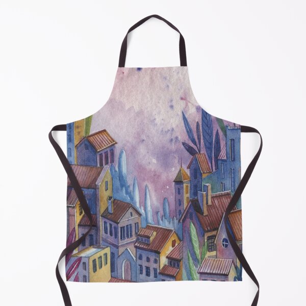 Item preview, Enchanted City Wall Art designed and sold by Spicy Chilli.