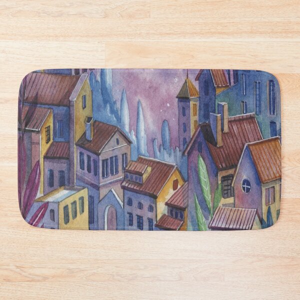 Item preview, Enchanted City Wall Art designed and sold by Spicy Chilli.