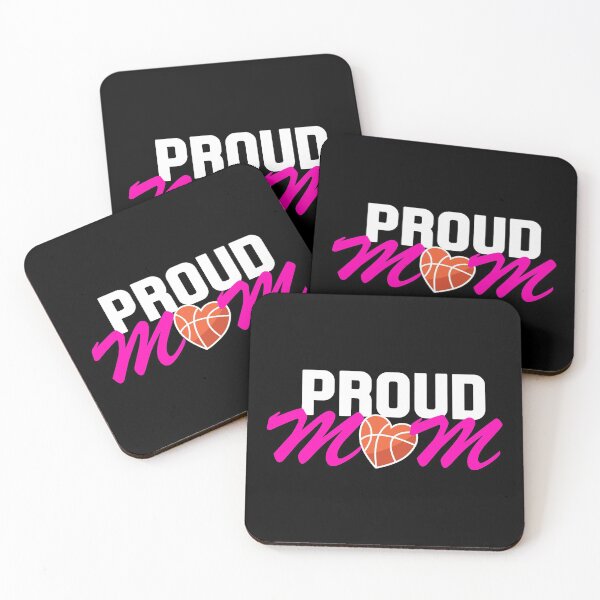 Item preview, Proud Basketball Mom - Heart edition - Dark Shirt designed and sold by Rooks-Artworks.