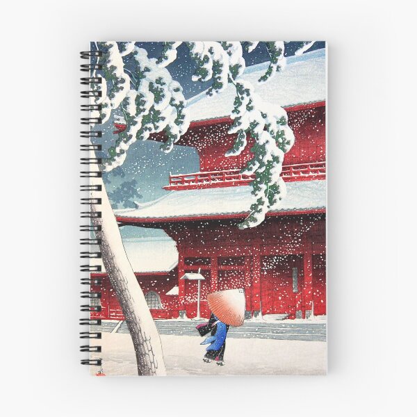 Item preview, Kawase Hasui - Zojoji Temple in Snow designed and sold by ArtExpression.