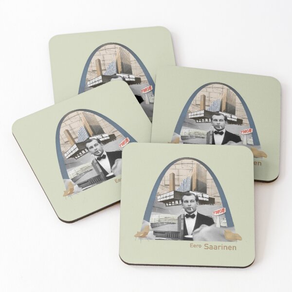 Item preview, Eero Saarinen Architecture Collage designed and sold by akr2000.