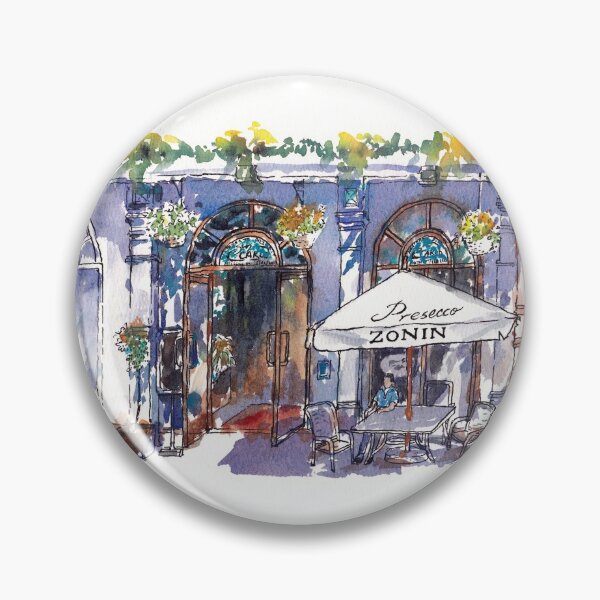 Item preview, Sunny Afternoon at an Outdoor Cafe designed and sold by Leafbear Studio.