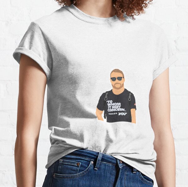Valtteri Bottas wearing his 'to whom it may concern, *** you' shirt Classic T-Shirt