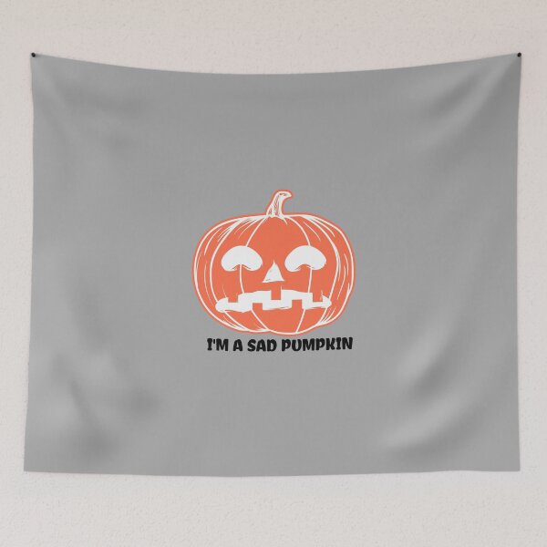 Item preview, Sad Pumpkin Jackolantern designed and sold by MillenaryShop.